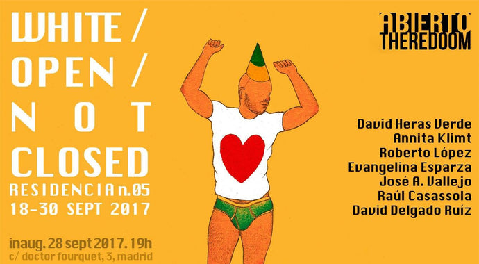 Today we inaugurate WHITE / OPEN / NOT CLOSED at Doctor Fourquet, 3 (Madrid)