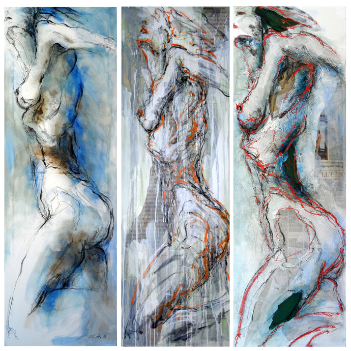 Annette Schock - Tríptico Lola #01, #02, #03.