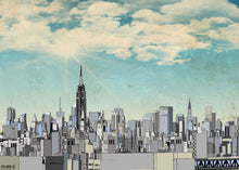Cargar imagen en el visor de la galería, Manhattan Blue Sky, New York City.