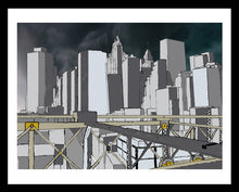 Cargar imagen en el visor de la galería, Manhattan Storm Illustration, New York City